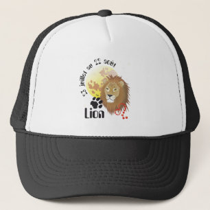 Boné Lion 23 juillet au 22 août Casquette Truckerkappe