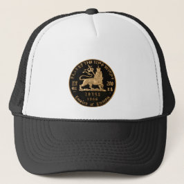 Boné Lion of Judah - Haile Selassie Trucker Cap -