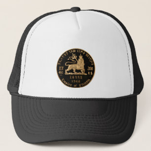 Boné Lion of Judah - Haile Selassie Trucker Cap -