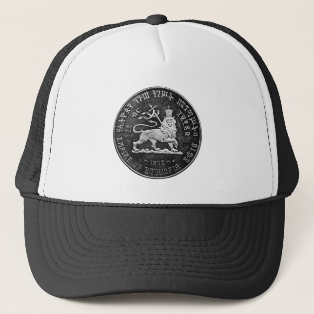 Boné Lion of Judah - Haile Selassie - Trucker Cap (Frente)