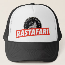 Boné Lion of Judah - Jah Rastafari reggae Trucker Cap -