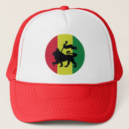 Boné Lion of Judah - Reggae Rasta Roots - Trucker Cap 