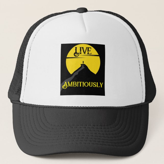 Boné Live Ambiciosamente Trucker Hat (Frente)