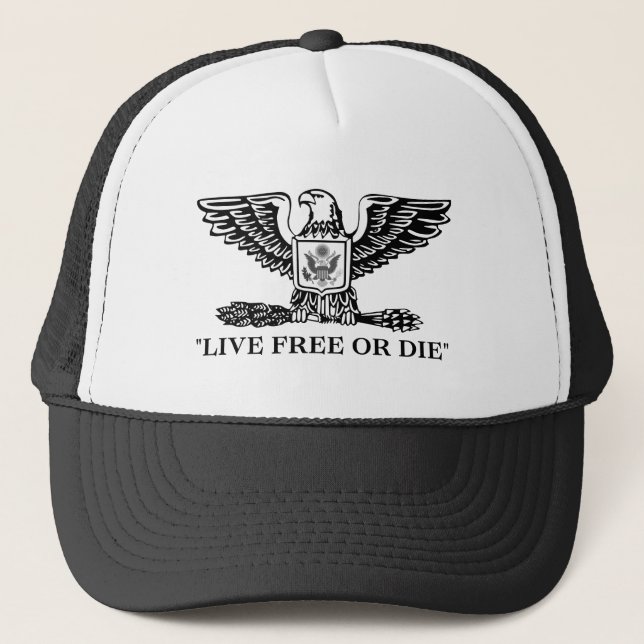 Boné Live Free or Die Eagle  (Frente)