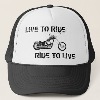 Boné Live to ride, Ride to live