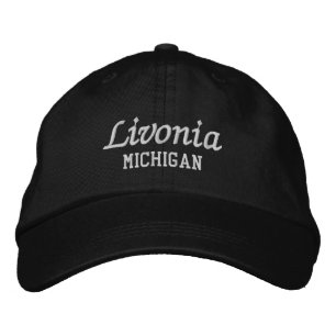 Boné Livonia Michigan Boriderou Chapéu Baseball