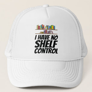 Boné Livros - Não Tenho Controle De Prateleira
