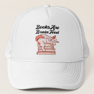 Boné Livros - Os Livros São Comida Cerebral