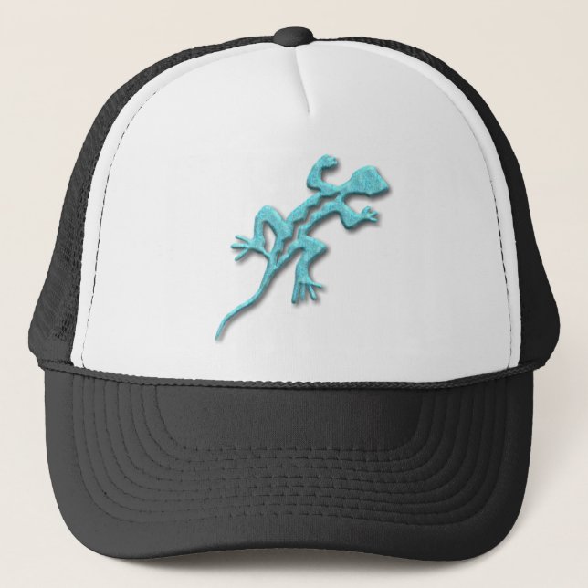 Boné Lizard-Turquoise (Frente)