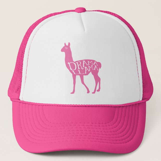 Boné Llama Drama Rosa (Frente)