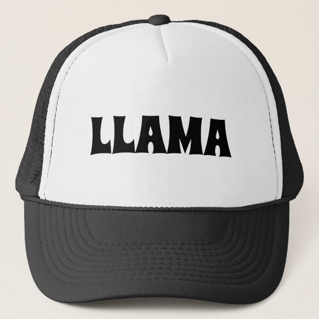 BONÉ LLAMA TRUCKER HAT (Frente)