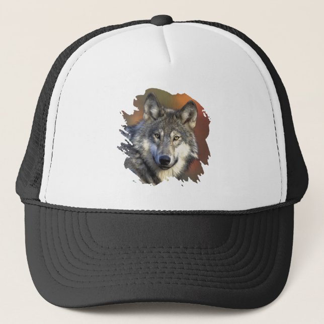 Boné Lobo cinzento (Frente)