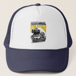 Boné Locomotiva a Vapor Flying Scotsman. Trem LNER 1923