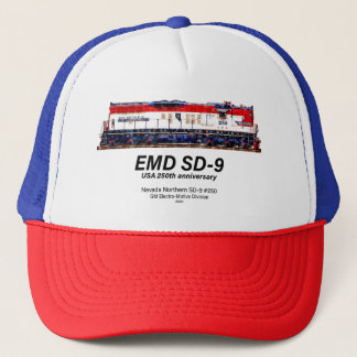 Boné Locomotiva EMD SD-9 USA Aniversário de 250 anos Pa