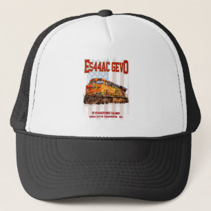Boné Locomotiva GE ES44AC GEVO e bandeira americana