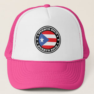 Boné Logo da Ronda Nacional de Bandeira Porto Rico