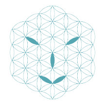 Logotipo 01, ciano/vermelho