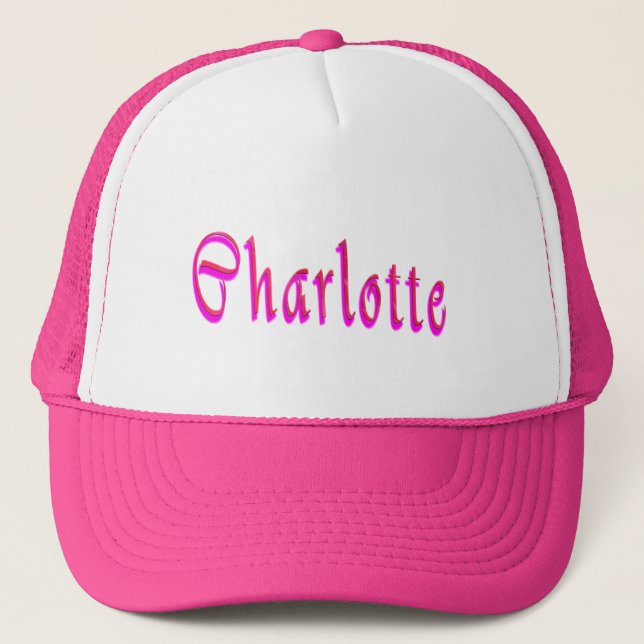 Boné Logotipo Charlotte Girls Name (Frente)