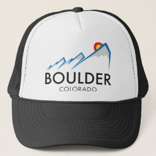 Boné Logotipo de Boulder Colorado Flatirons no roupa