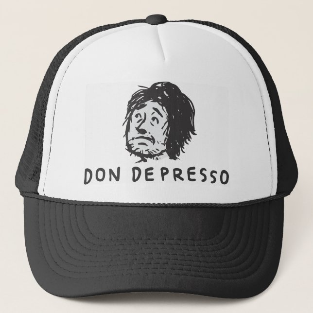 Boné Logotipo de Don Depresso (cara do Thumbnail + (Frente)