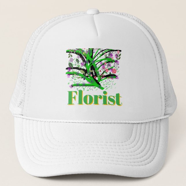 Boné Logotipo de Florista (Frente)