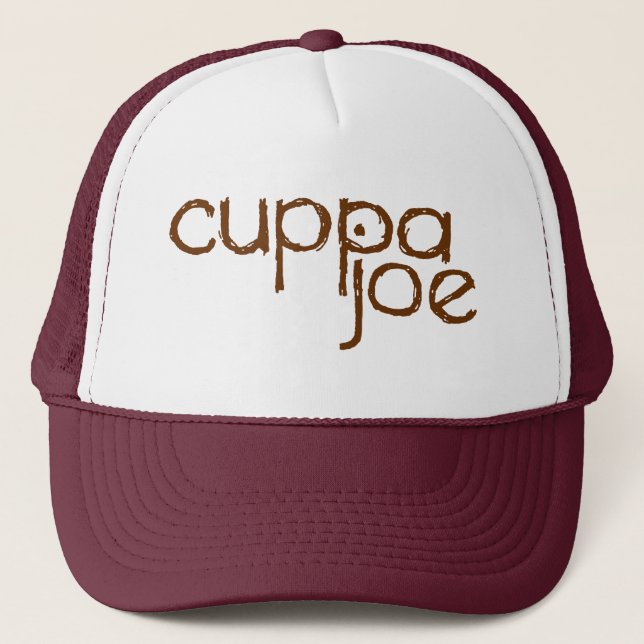 Boné logotipo de Joe do cuppa no marrom - (Frente)