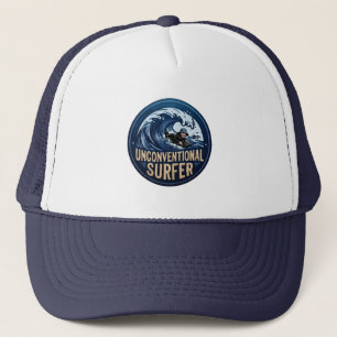 Boné Logotipo de Surfista de Tapete Não Convencional