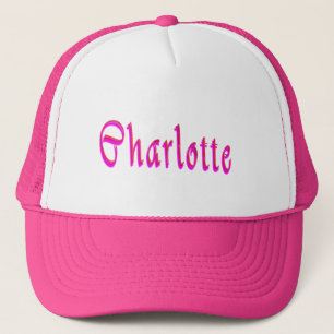 Boné Logotipo do nome das Charlotte Girls