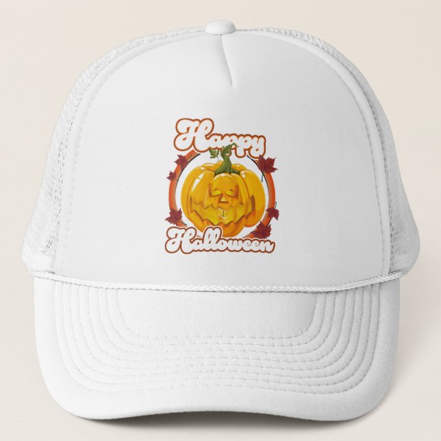 Boné logotipo Feliz Halloween (Frente)