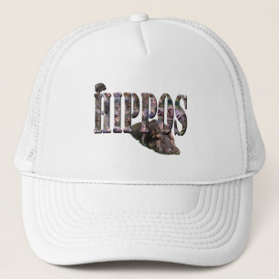 Boné Logotipo Hippo Picture Com Hippos,