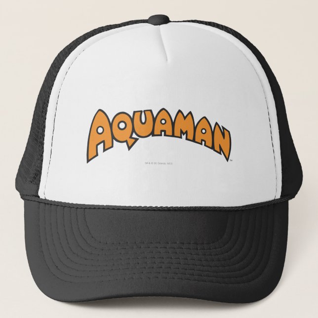 Boné Logotipo Laranja Aquaman (Frente)