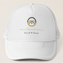 logotipo personalizado branco e dourado de imóveis