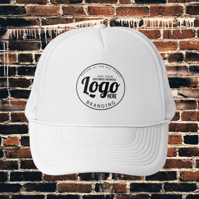 Boné Logotipo Personalizado Branco Para Pintor (white custom logo hat)