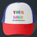 Boné Logotipo personalizado da empresa e Modelo de capa<br><div class="desc">Cores e fontes personalizadas - Design seus próprios chapéus personalizados com o logotipo da sua empresa e o Promocional de texto, presentes no Boné de negócios / Baseball - Adicione seu logotipo / imagem ou código QR - Foto / e site ou nome / informações / texto personalizado / Mais...</div>