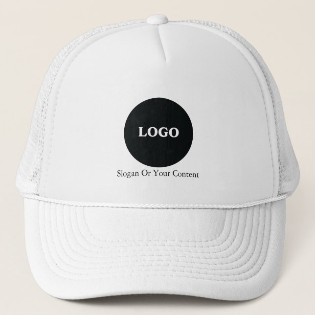 Boné Logotipo Personalizado de Negócios – Adicione seu  (Frente)