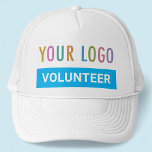 Boné Logotipo Personalizado do Hat do Caminhoneiro em M<br><div class="desc">Personalize facilmente este chapéu de caminhoneiro voluntário com o logótipo da sua empresa, o título do seu trabalho ou outro texto personalizado. É ajustável com uma rede de trás e uma frente de espuma. Estilo unisexo ajustável para homens ou mulheres. Disponível em outras cores. Nenhuma quantidade mínima de ordem e...</div>