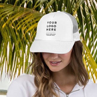 Boné Logotipo personalizado e texto com marca sem mínim