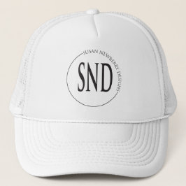 Boné Logotipo Personalizado Simples para Negócios