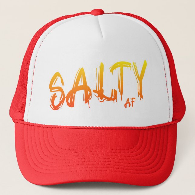 Boné Logotipo "Salty AF" Sunset (Frente)