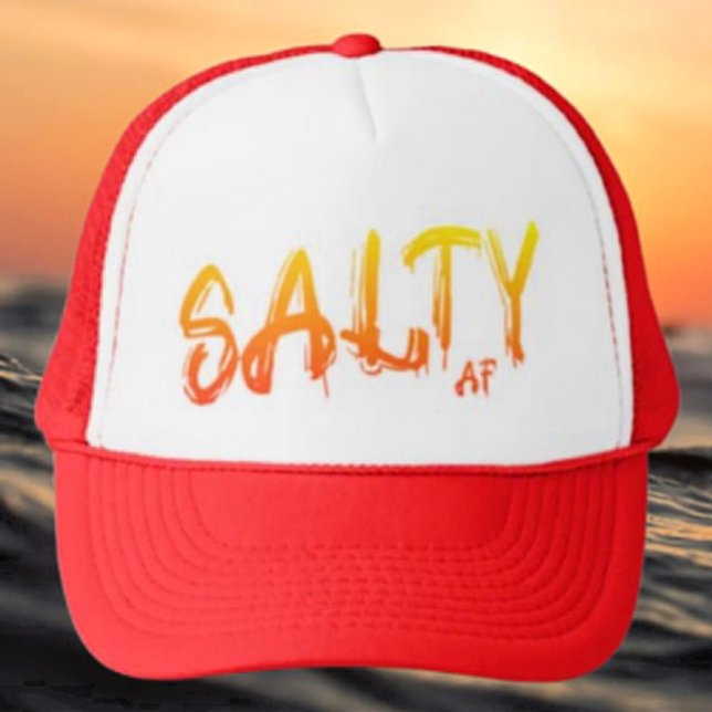 Boné Logotipo "Salty AF" Sunset (Criador carregado)