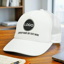 Boné (Logotipo Simples de Negócios Com Texto) Promocion