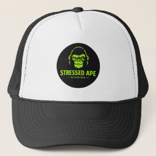 Boné Logotipo Verde da Stressed Ape Studios
