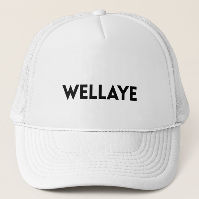 Boné Logotipo Wellaye Preto (Frente)