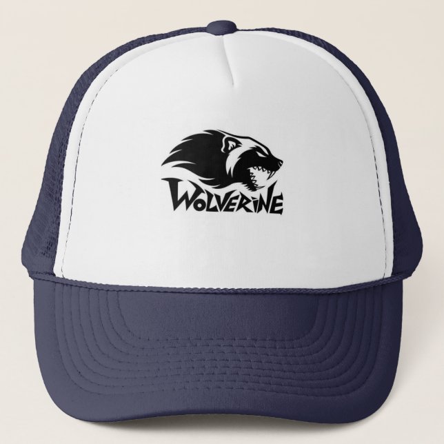 Boné Logotipo Wolverine Trucker Hat (Frente)