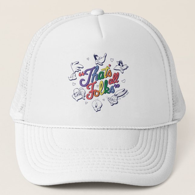 Boné LOONEY TUNES™ - That's All Folks! Pride Badge (Frente)
