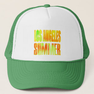 Boné "Los Angeles Summer Letter Yellow Orange Hat"