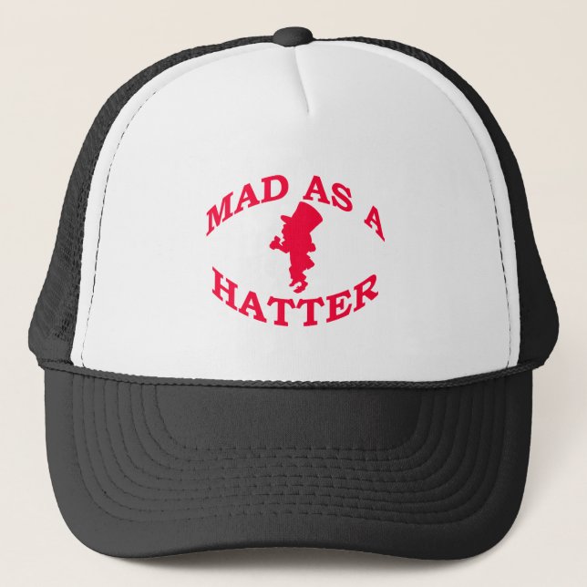 Boné Louco como um Hatter (Frente)