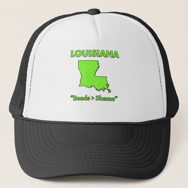 Boné Louisiana - Contas > Vergonha (Frente)