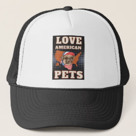 BONÉ LOVE AMERICAN PETS