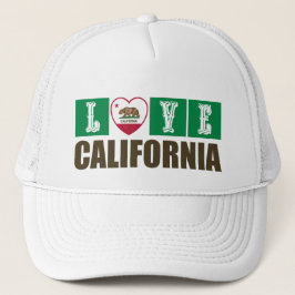 Boné Love California State Flag Hearde Pride